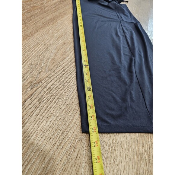 Halara Small Mid Rise Elastic Waistband Drawstring Pocket Palazzo Flowy Wideleg - Picture 7 of 8